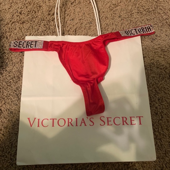 NWT❤️ VS Rhinestone Shine Thong - Picture 7 of 11